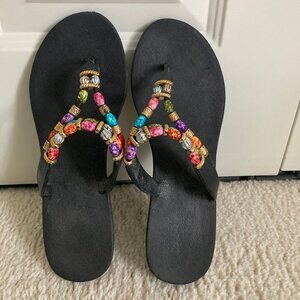 Boho Flip Flop Sandals